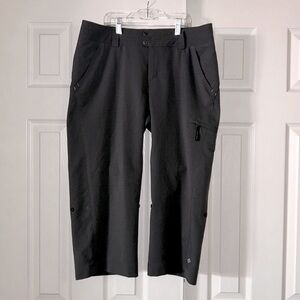 Columbia Gray Omni-Shade Sun Protection Packable Capri. Size 10